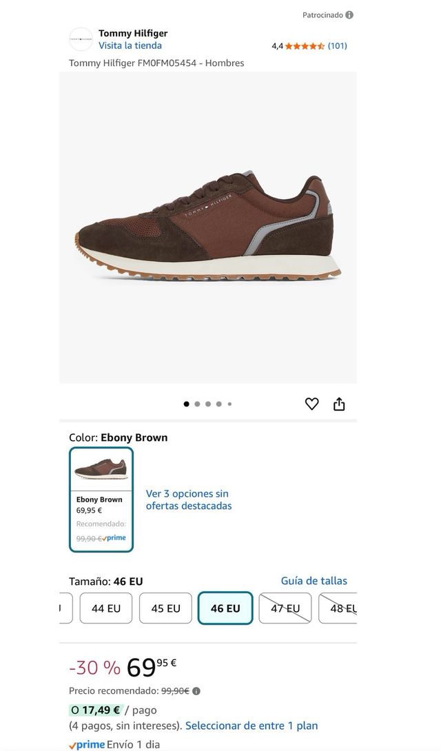 Zapatillas Tommy Hilfiger Talla 46