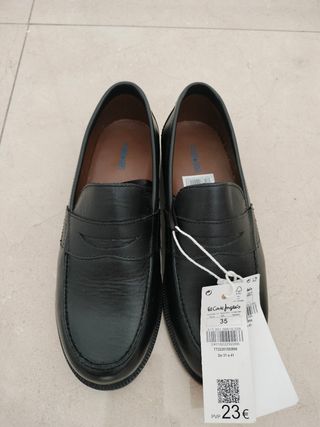 Zapatos colegial niño Hipercor talla 35 nuevos