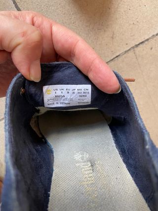 Zapatos Timberland Azules