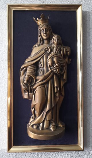 Virgen de Bronce con Niño