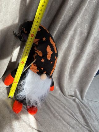Gnomo Halloween Peluche Fermaporta 33cm