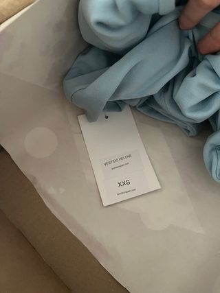 Vestido de fiesta azul
