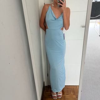 Vestido de fiesta azul