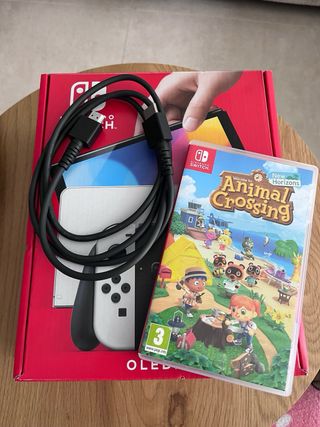 Nintendo Switch OLED Blanca.