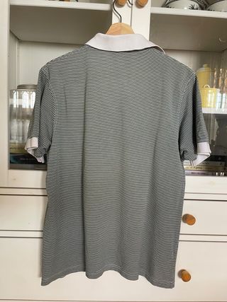 Polo Fred Perry Rayas Verde Vintage 90s
