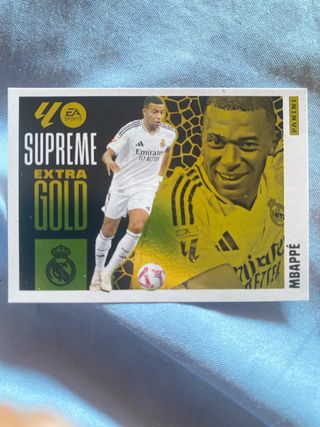 Cromo Mbappé Supreme Extra Gold Adrenalyn 25/26