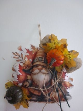 Fuori porta gnomo autunnale