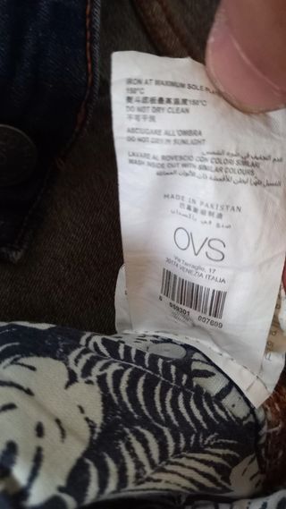 Jeans corti uomo blu