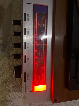 Tocadiscos GE Plata y Marrón