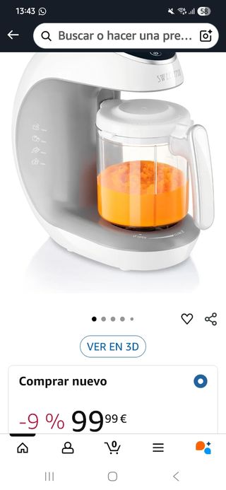 Trituradora y Cocinadora SWEETYFOX