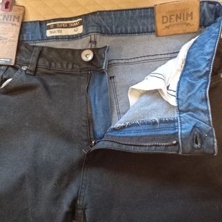 Vaqueros Denim Hombre Negro T42/L con etiquetas