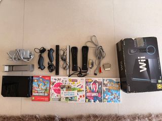 Consola Nintendo Wii Negra + Juegos