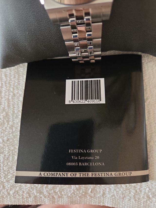 Reloj Jaguar Cronógrafo Plata