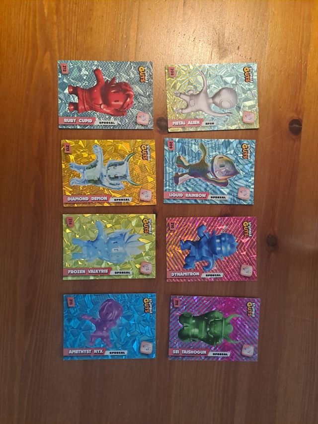 8 Cromos Stumble Guys Diamante