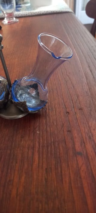 Porta ampolla vintage in Argento 1000