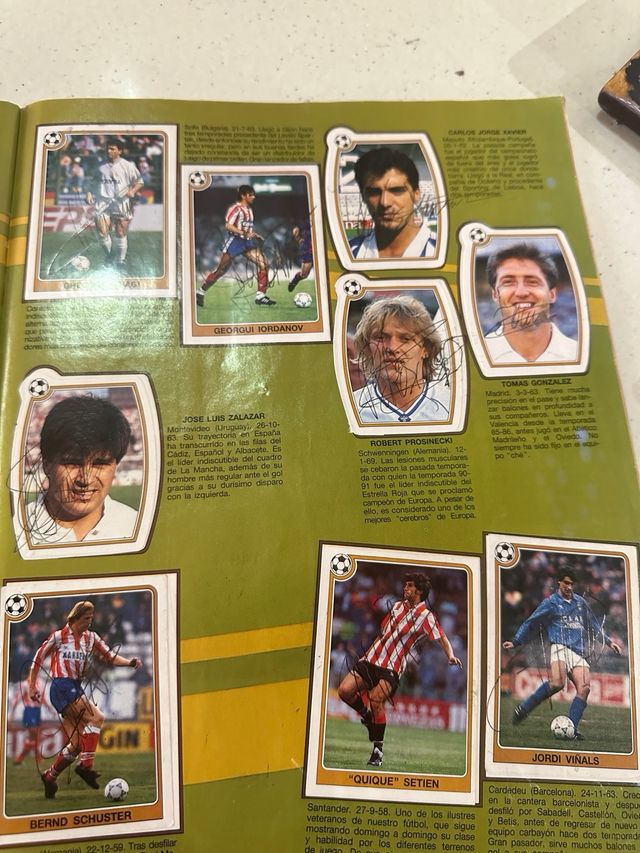 Álbum Fútbol Estrella Liga 92/93