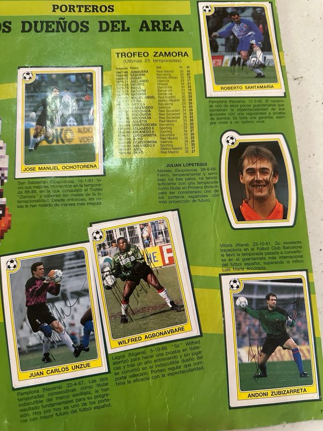 Álbum Fútbol Estrella Liga 92/93