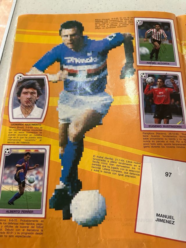 Álbum Fútbol Estrella Liga 92/93