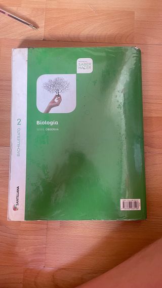 Biología: Libro segundo bachillerato santillana