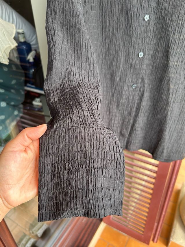 Camisa Bershka Negra Talla S