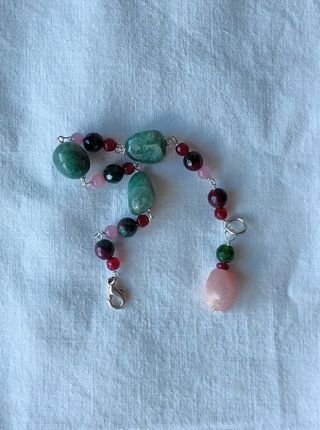 Pulsera Plata 925 Piedras Naturales