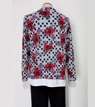 Camiseta Festa flores y topos