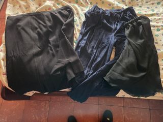 Ropa variada: blusas, pantalones y faldas