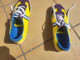 Zapatillas Ganso Amarillas y Azules