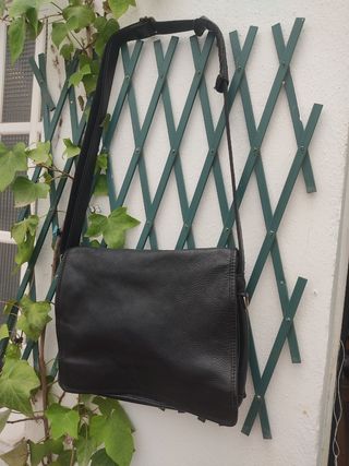 Portadocumentos de piel Katana negro 