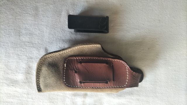 Fondina Vega Holster in pelle e tessuto