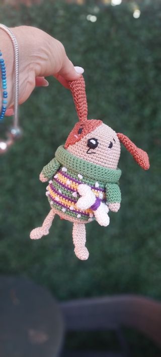 Peluche cagnolino fatto a mano