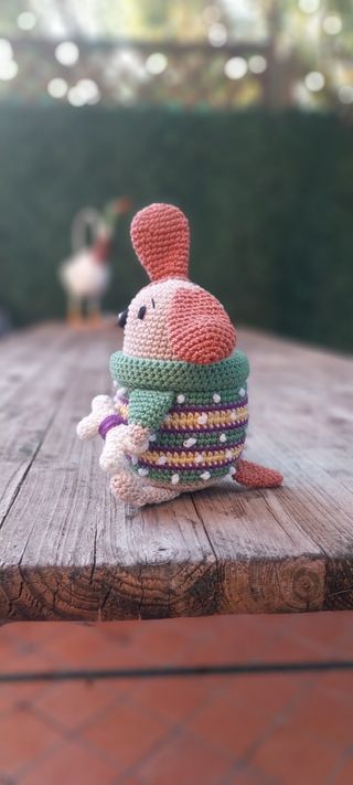 Peluche cagnolino fatto a mano