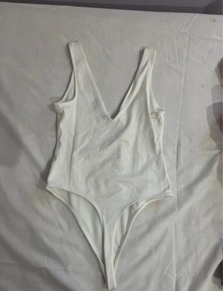Body Bershka tirantes blanco Talla S
