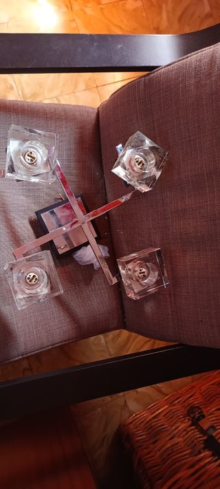 Lámpara de techo moderna cristal