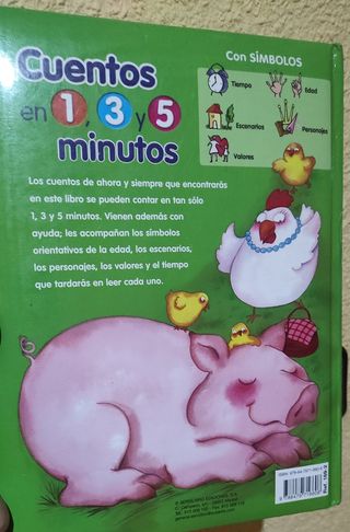 Cuentos en 1,3y 5 minutos. 