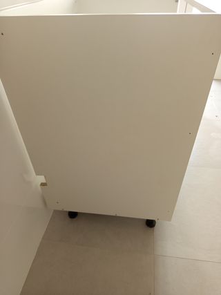 Mueble bajo cocina blanco 90×60×80