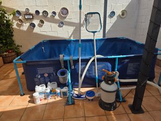 Piscina Desmontable 3x2x0.75 + Accesorios