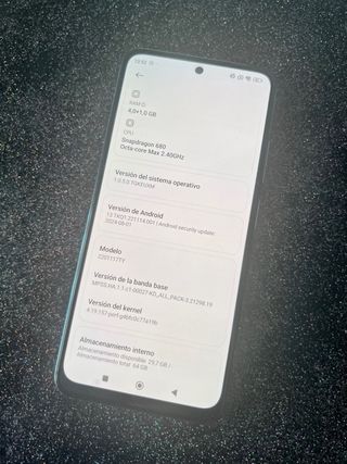 Móvil Xiaomi Redmi Note 11 azul