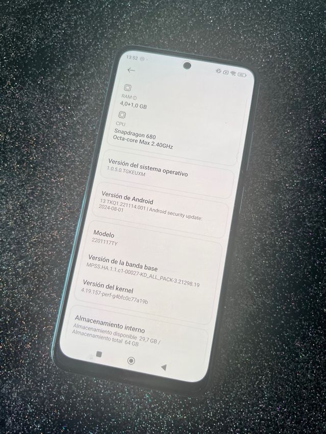 Móvil Xiaomi Redmi Note 11 azul