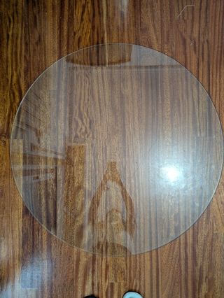 Mesa de cristal redonda 90cm