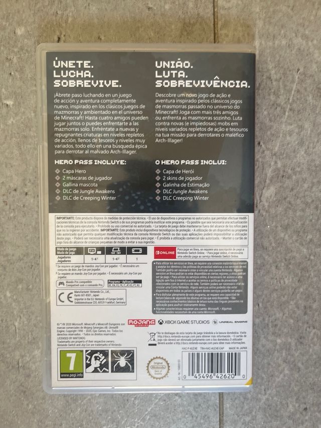 Nintendo Switch - Minecraft Dungeons: Hero Edition