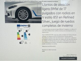Ruedas Invierno 17” BMW 