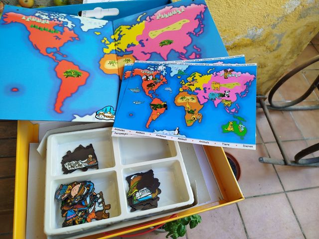 Juego de mesa Magnetics Mapa Mundi