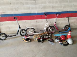 Lote Patinetes y Skate para Niños.
