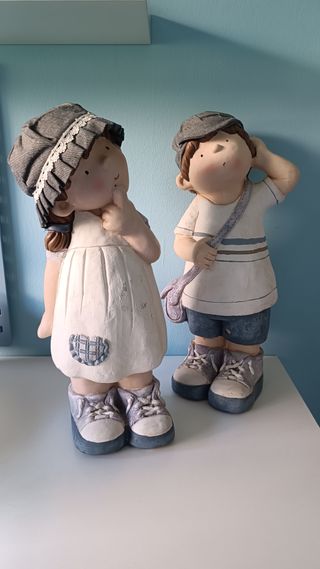Statue in ceramica per bambini