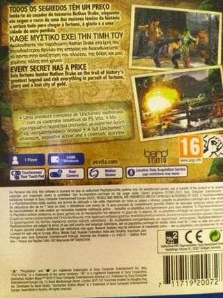 Uncharted: Golden Abyss PS Vita
