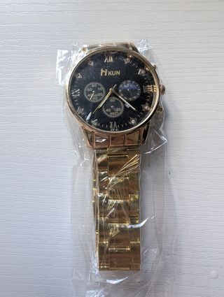 Reloj Hikun Negro y Plateado