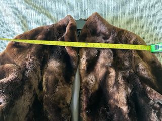 CHAQUETÓN PIEL MUTÓN MARRÓN TALLA M