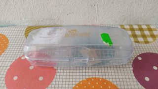 Caja de plástico transparente 16 cm - gratis