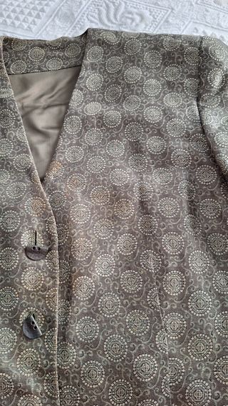 Chaqueta manga corta con estampado